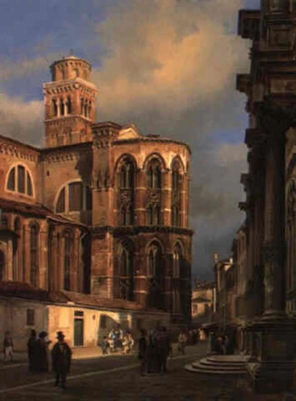 L'entrata della chiesa di San Ricco Venezia